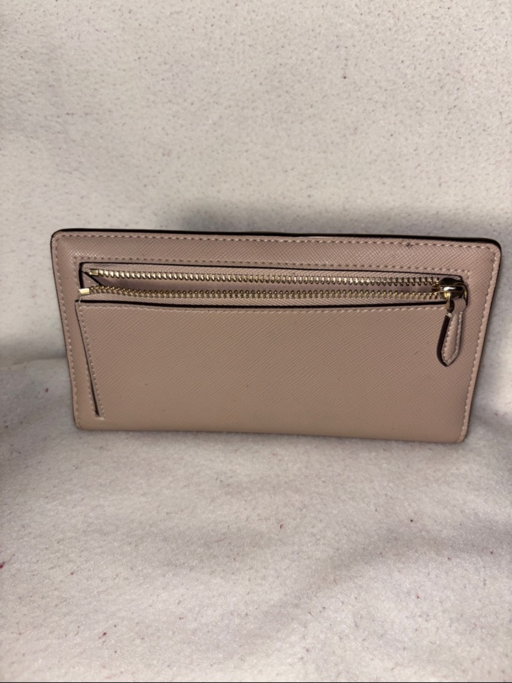 kate spade taupe saffiano leather continental wallet - Picture 12 of 13